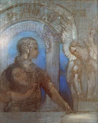 Mystisk ridder, av Odilon Redon (1840–1916)