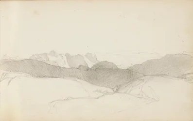 Side fra en skissebok, "Baskerlandet", 1862-63