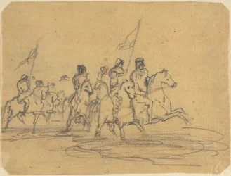 Skisse til Redons første etsning, Forden (M. 2)