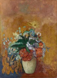 Vase med blomster
