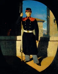 Soldater fra Toscanas nasjonalgarde, ca. 1860-61