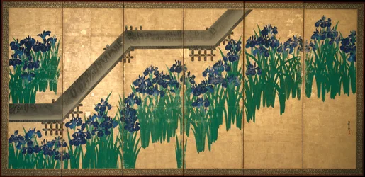 Iris ved Yatsuhashi (Åtte broer)