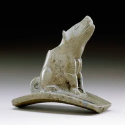 Coyote plattformrør, 200 BC-100 AD (pipestone)