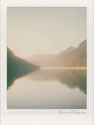 Soloppgang ved Misty Mountain Lake