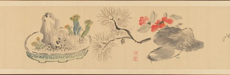 Brev som omslutter blomster, 1831.