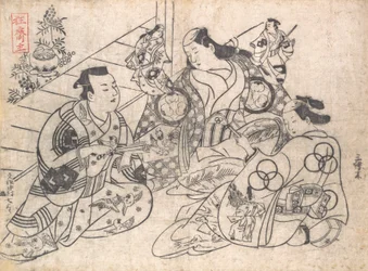 Scene fra et drama, 1710-13., 1710-13.