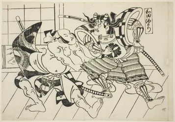 Wadas bankett (Wada sakamori), fra serien "Famous Scenes from Japanese Puppet Plays (Yamato irotake)"