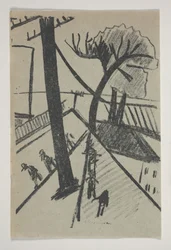 Uten tittel (Futurist City Scene) fra "Poetry of Mayakovsky"