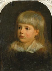 Charles Downing Lay, Portrett av kunstnerens sønn, ca. 1881-1883.