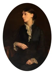 Portrett av Fidelia Bridges