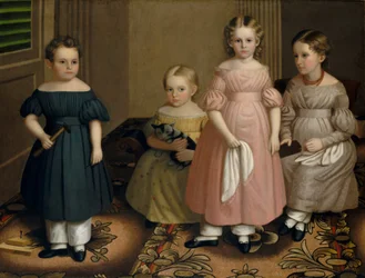 The Alling Children, ca. 1839
