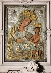Madonna Odegitria - Ikon med Riza