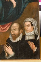 Ekteskapet til St. Catherine, detalj