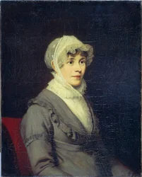 Portrett av grevinne Yekaterina Petrovna Rostopchina (1776-1859). Maleri av Orest Kiprensky (Kiprenski) (1782-1836), olje på lerret