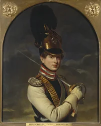 Portrett av grev Nikita Petrovich Trubetskoy 1804-1886, 1826