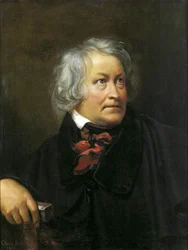 Portrett av billedhuggeren Bertel Thorvaldsen, 1833.