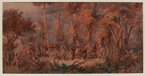 Sjøforsvarsbrigaden marsjerte inn i Mansuh ?, 1873
