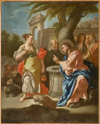 Jesus og den samaritanske kvinnen, andre halvdel av 1700-tallet (olje på lerret)