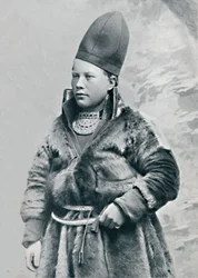 En ung Lapplander i vinterdrakt, 1912