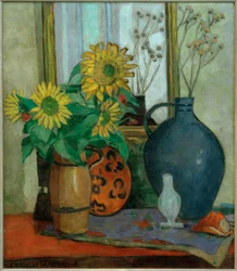 Solsikker med Matisse-skål