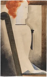 Sittende kvinne, 1929.