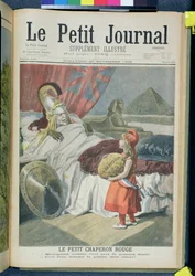 Rødhette eller Frankrike mister Fachoda til England, illustrert tittelside fra «Le Petit Journal», 20. november 1898