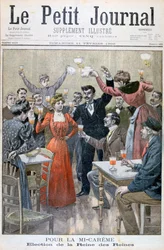 Midt i fastetiden, valg av Queen of the Queens, 1900