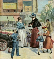 Paris om våren, 1895 (Illustrasjon)