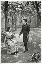 Victor Hugo erklærer sin kjærlighet til Adèle Foucher, 19. århundre