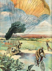 ballonglanding i et åpent felt