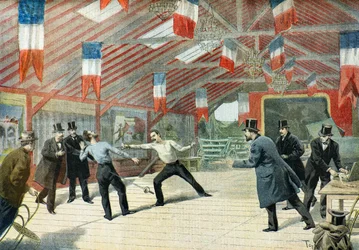 Jules Hippolyte Perchers død, 1895 (illustrasjon)