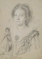 Portrett av en ung dame fra huset til Anjou