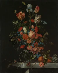 Stilleben med blomster