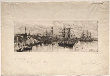 Shipping and the Ducal Palace, 1880.