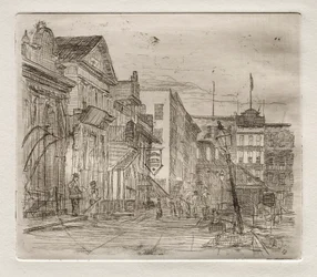 Southwest Corner, Public Square, Cleveland, 1878.