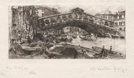 Rialto, Venezia, 1880.