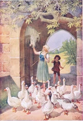 The Goose Girl (colour litho)   1404062   no       norwegian Successfully Translated  Original: Bildnisstudie H. St. Portrait Study of H. St., 1920. Translat: Bildnisstudie H. St. Portrait Study of H. St., 1920. 1142089 no norwegian Successfully Translated