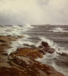 Coast Part (olje på lerret)