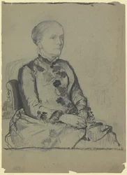 Portrett av Amalie Scholderer, kunstnerens svigerinne