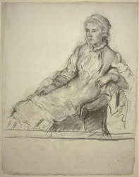 Miss Cobden i lenestolen