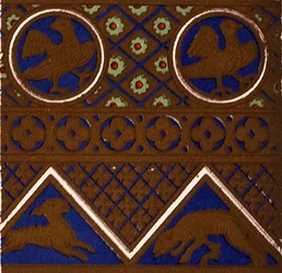 Bysantinsk ornament fra en emaljert kiste fra 