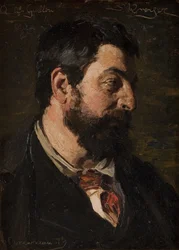 Portrett av den franske maleren Alfred Guillou