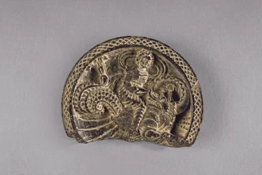 Palett med Nereid på en vanndrage, ca. 50-75 (skifer)