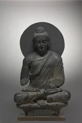Sittende Buddha fra Gandhara, Kushan-perioden, første halvdel av 3. århundre