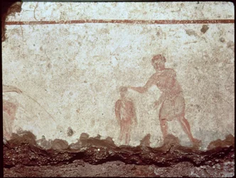Dåpsscene, 3. århundre (fresco)