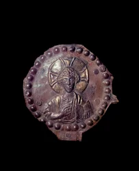 Blessing christ (relieff på medalllion, 5.-6. århundre)