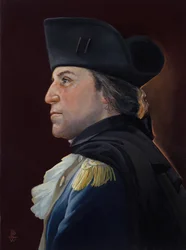 Mot fienden - George Washington, 2010 (olje på lerret)