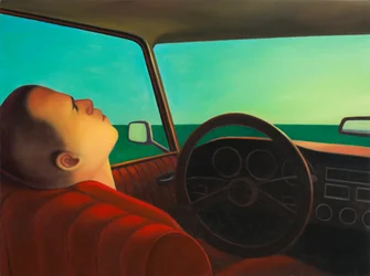 Jeg vet det er over, 2021 (olje på trepanel)