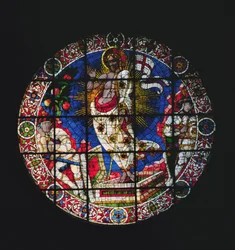 Oculus som skildrer The Resurrection, 1443