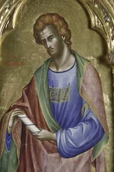 St. Philip, detalj av 1630085 Polyptych with Saints